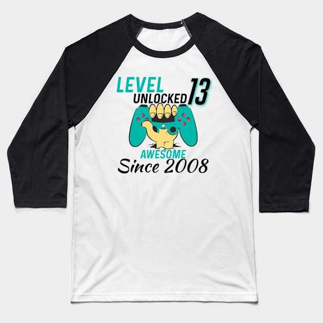 13th birthday Baseball T-Shirt by Design stars 5